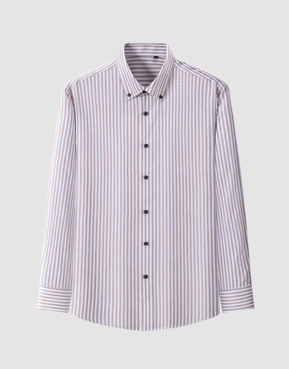200-count cotton non-iron striped shirt-ms-10-5